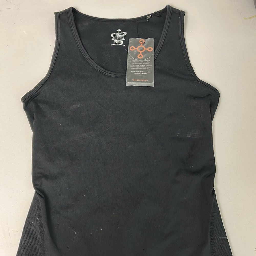 NWT Tommie Copper Women's Lower Back Support Tank Top Shirt Sz S